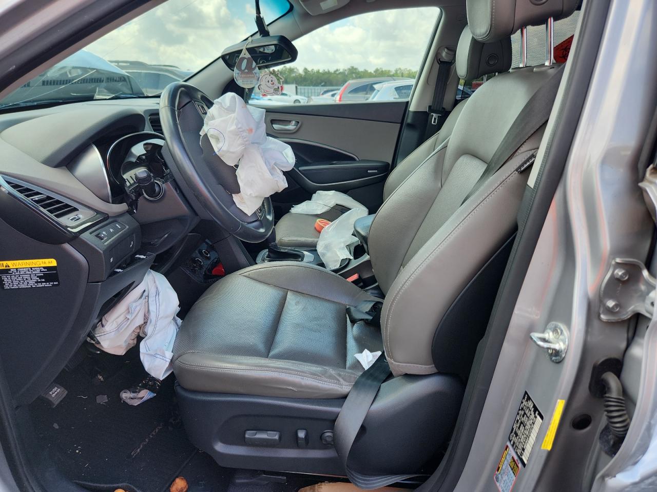2015 Hyundai Santa Fe Gls Silver vin: KM8SN4HF1FU102740