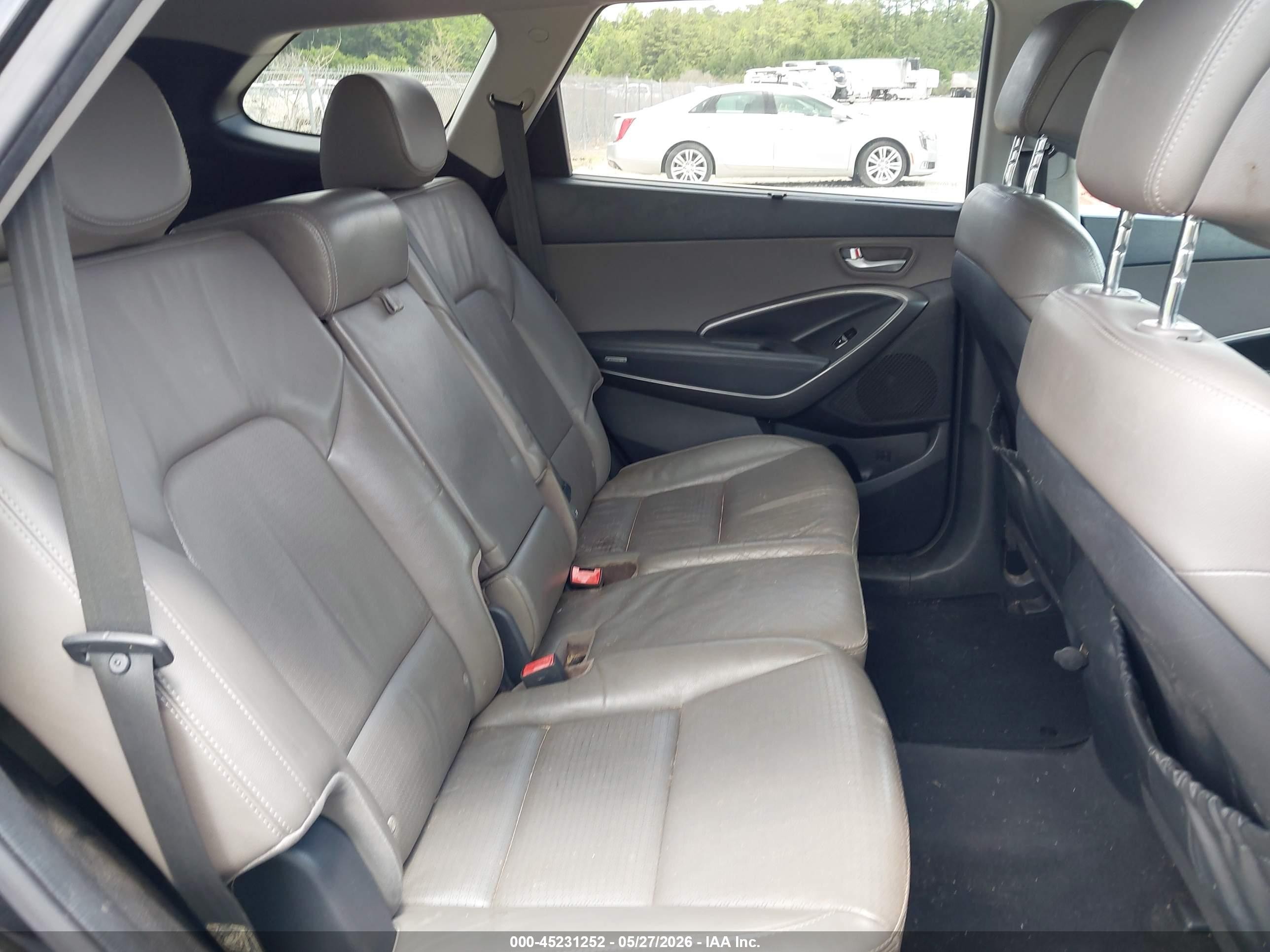 2014 Hyundai Santa Fe Gls Black vin: KM8SN4HF2EU070475