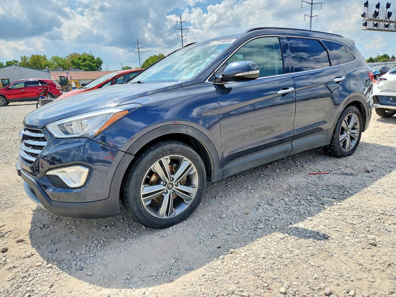 2015 Hyundai Santa Fe Gls Blue vin: KM8SN4HF2FU129946