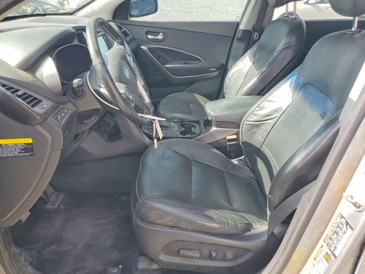 2013 Hyundai Santa Fe Silver vin: KM8SN4HF3DU009831