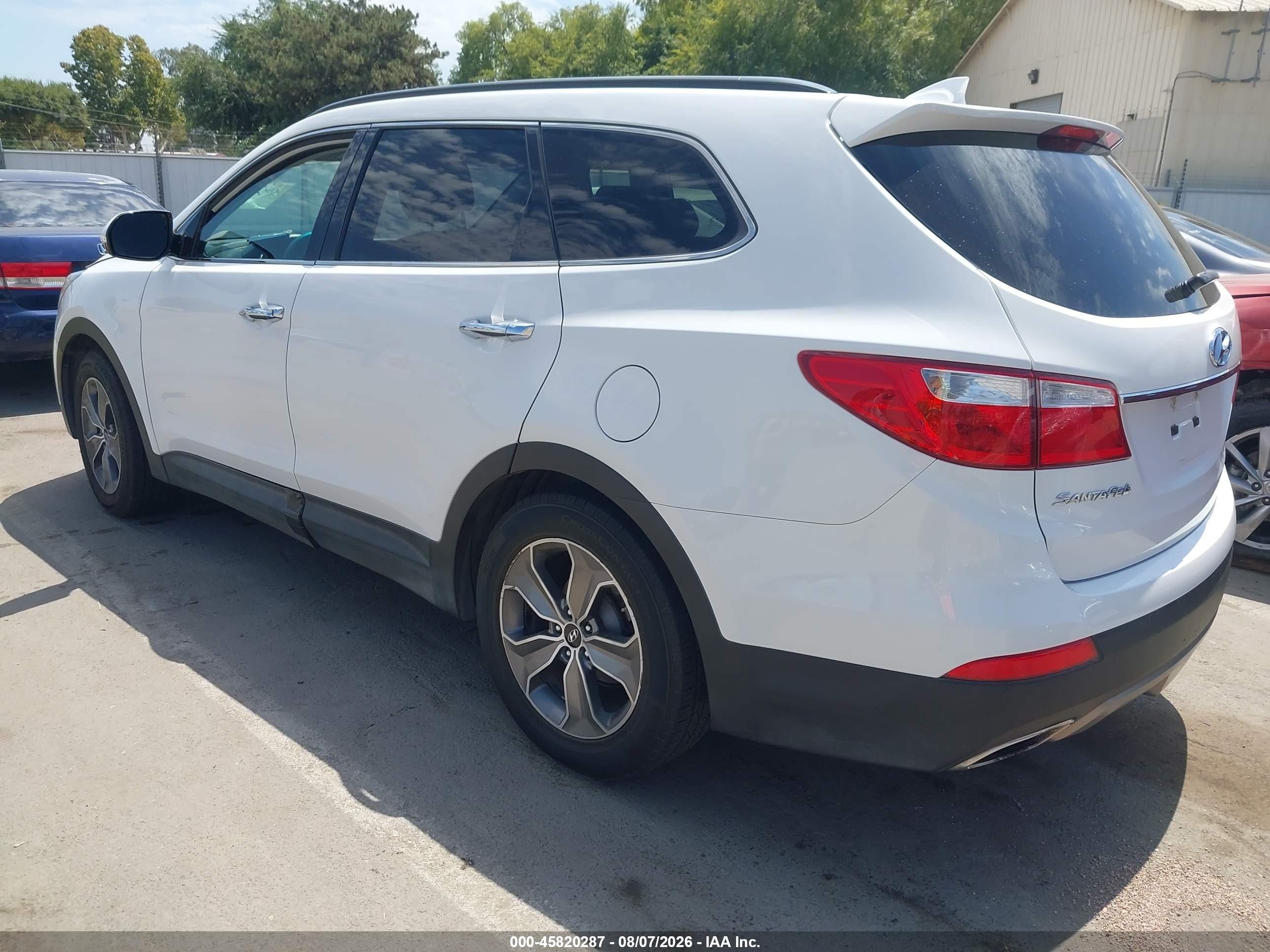 2013 Hyundai Santa Fe Gls Белый vin: KM8SN4HF3DU011742