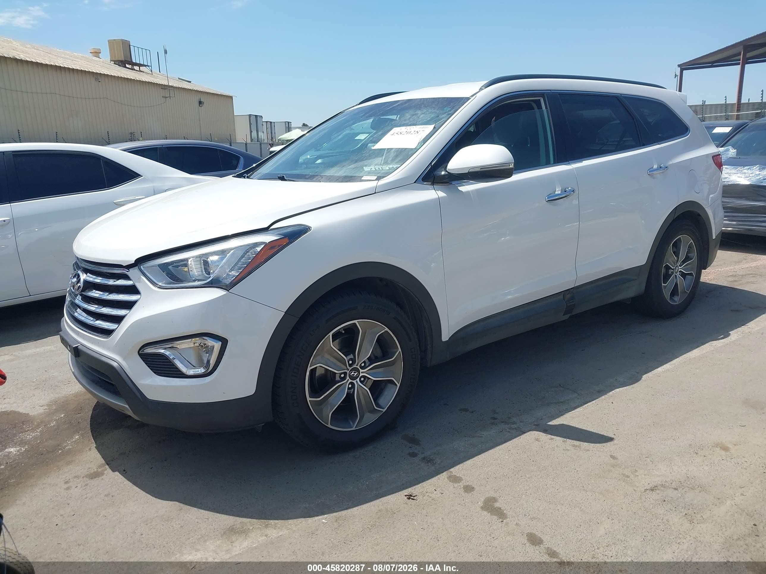 2013 Hyundai Santa Fe Gls Белый vin: KM8SN4HF3DU011742
