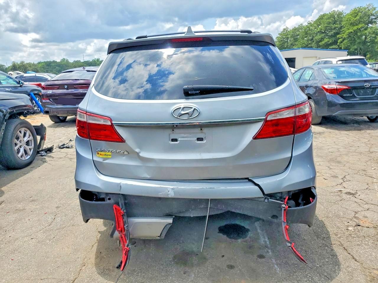 2014 Hyundai Santa Fe Gls Silver vin: KM8SN4HF3EU056200