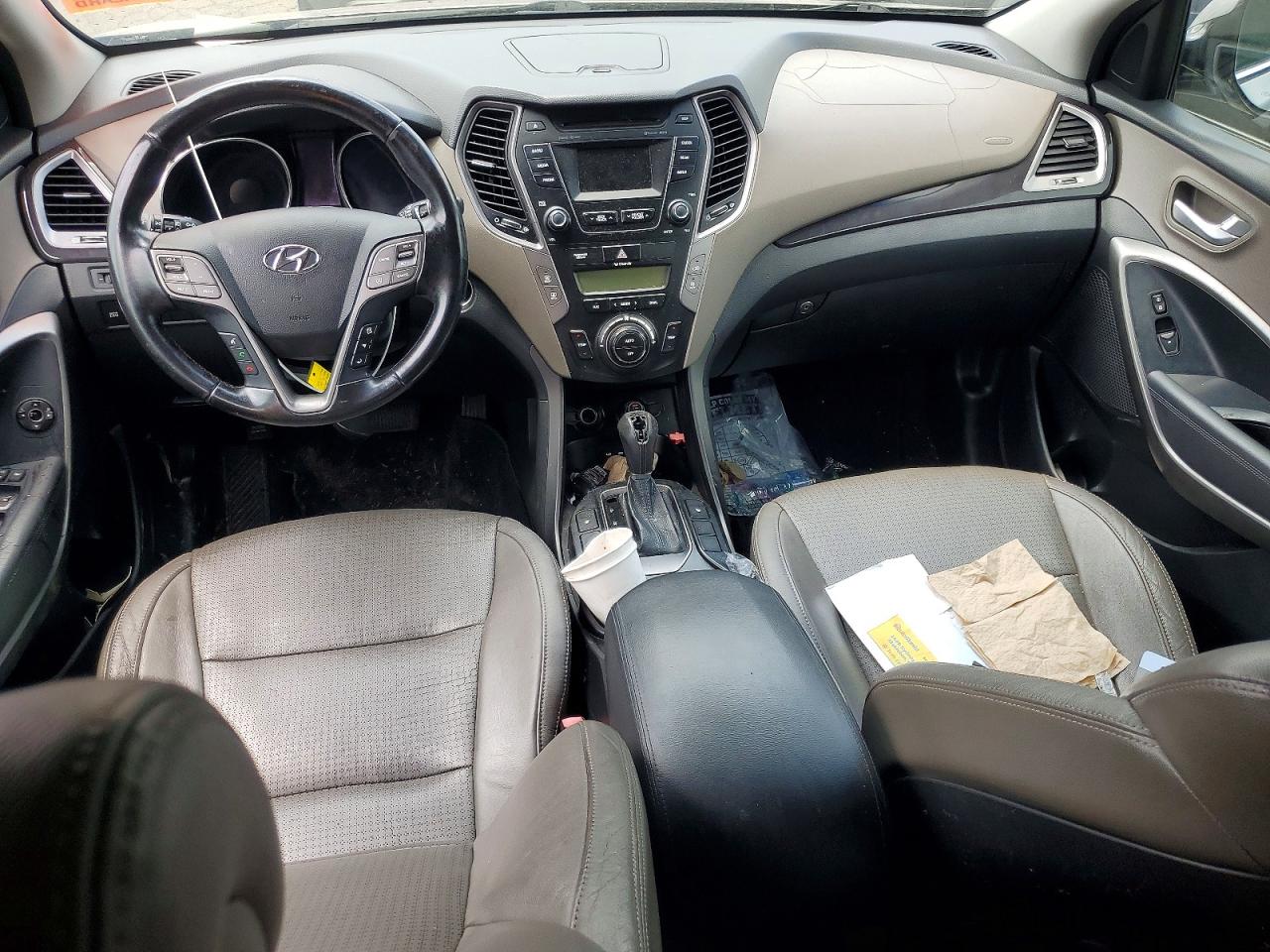 2014 Hyundai Santa Fe Gls Silver vin: KM8SN4HF3EU056200