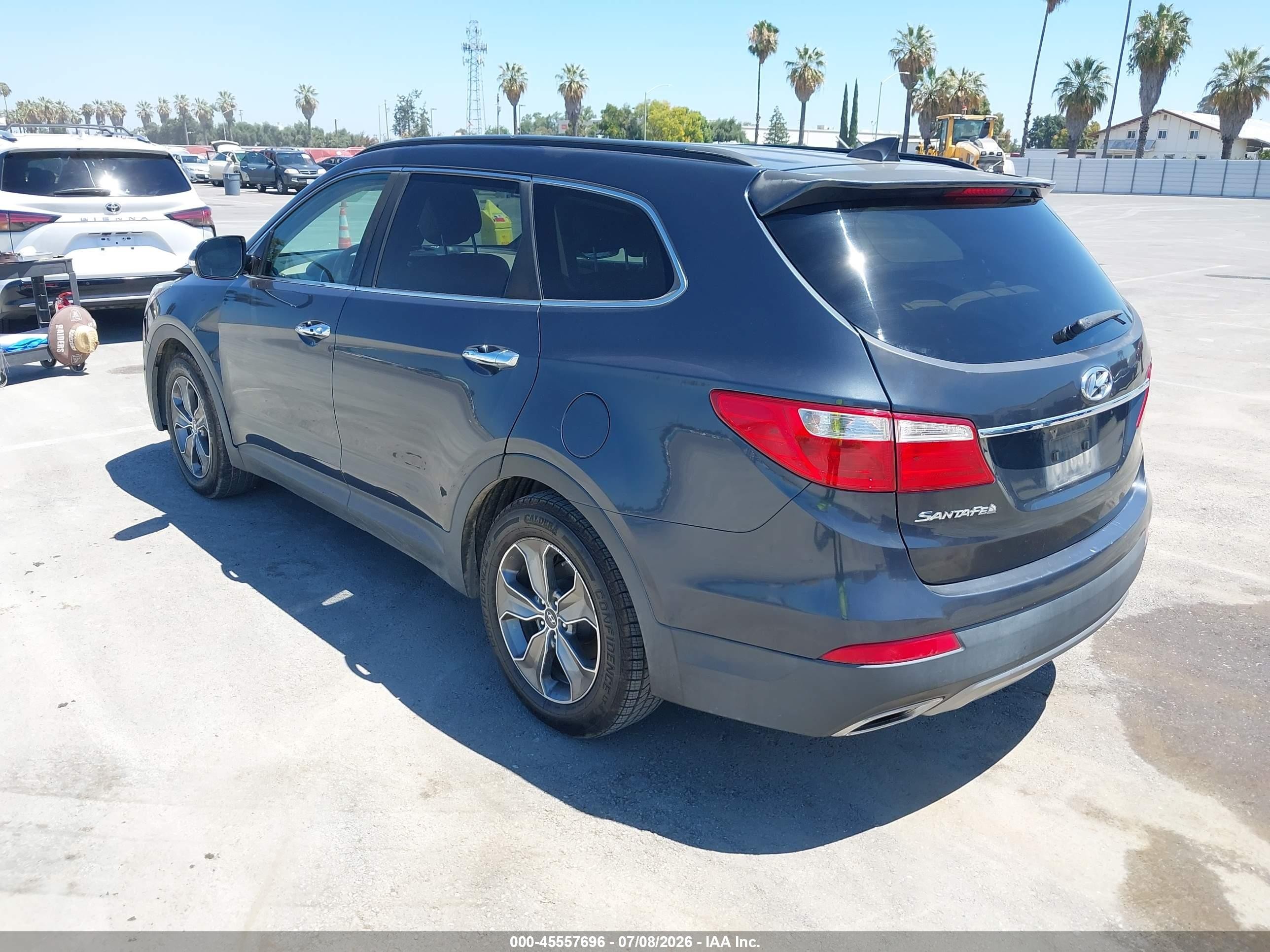 2014 Hyundai Santa Fe Gls Gray vin: KM8SN4HF3EU057380