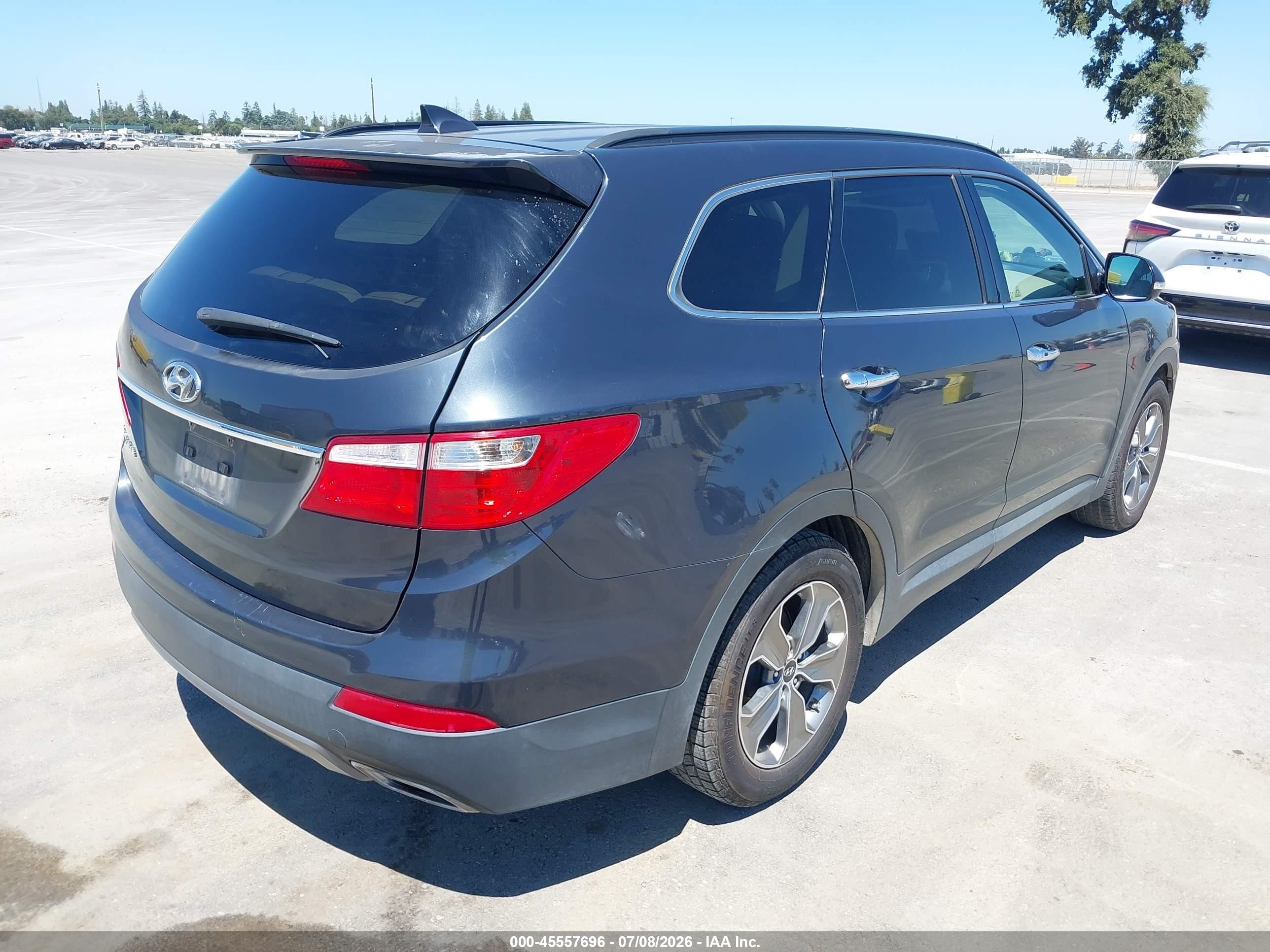 2014 Hyundai Santa Fe Gls Gray vin: KM8SN4HF3EU057380