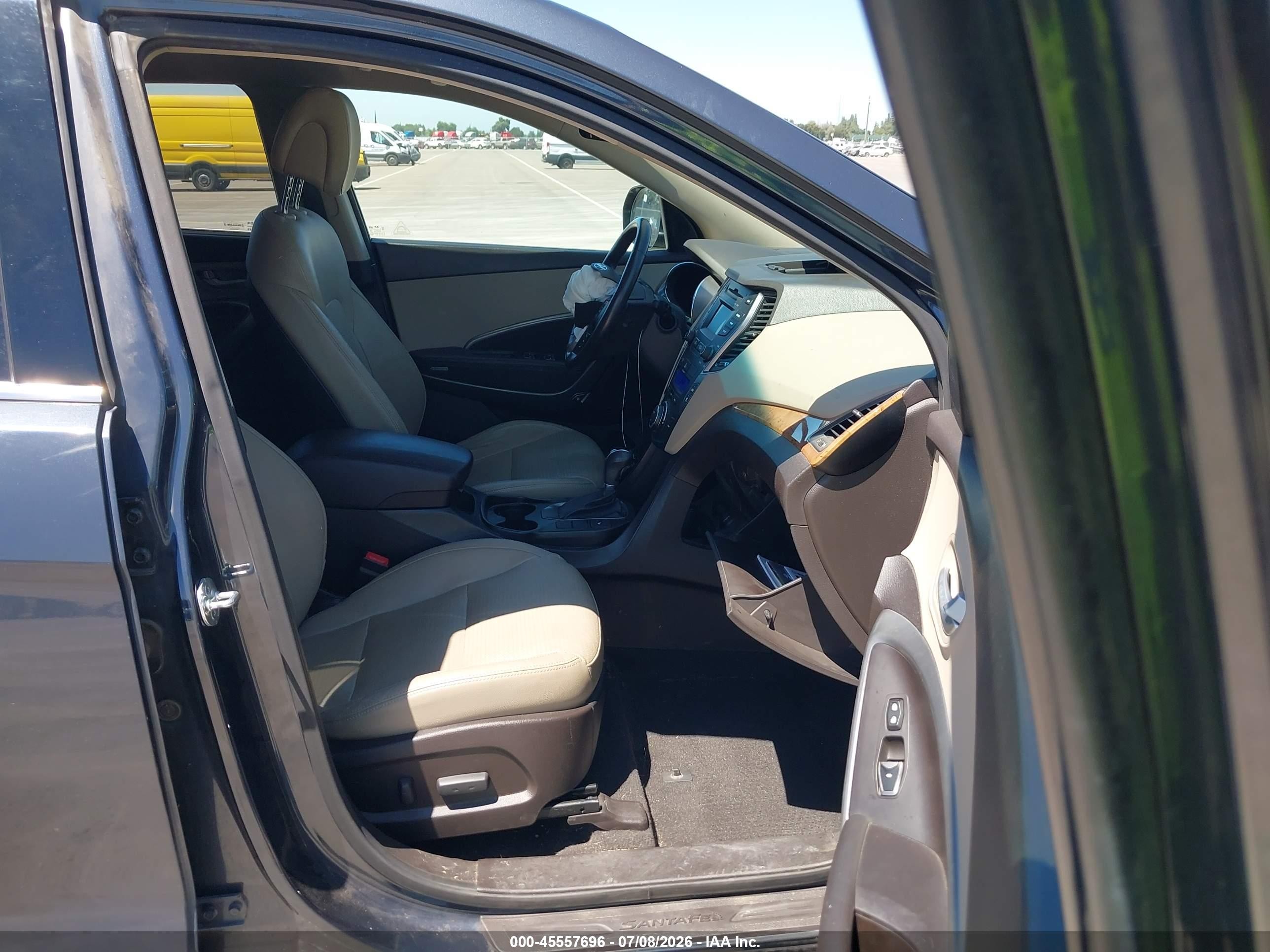 2014 Hyundai Santa Fe Gls Gray vin: KM8SN4HF3EU057380