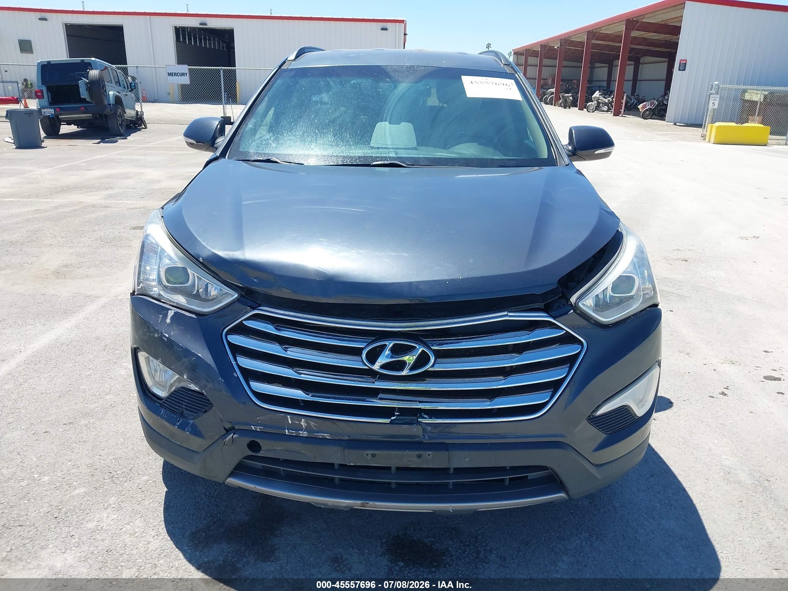 2014 Hyundai Santa Fe Gls Gray vin: KM8SN4HF3EU057380