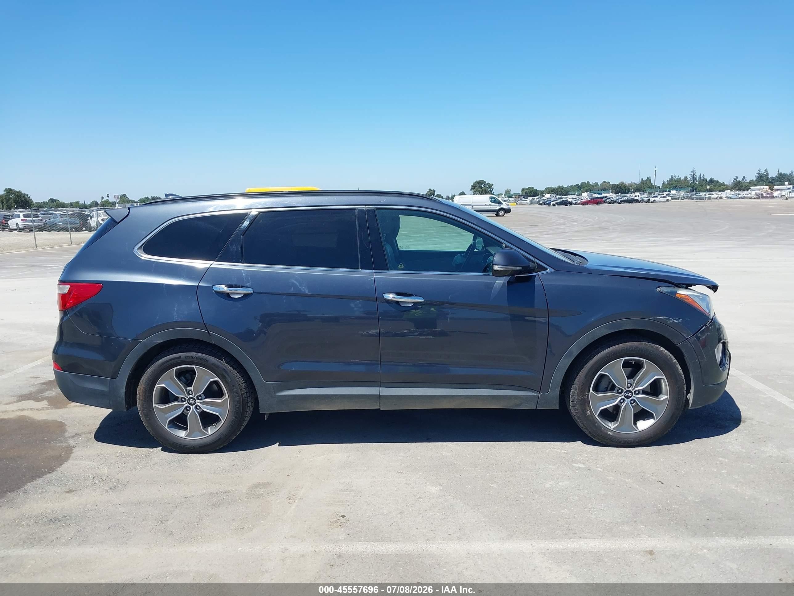 2014 Hyundai Santa Fe Gls Gray vin: KM8SN4HF3EU057380