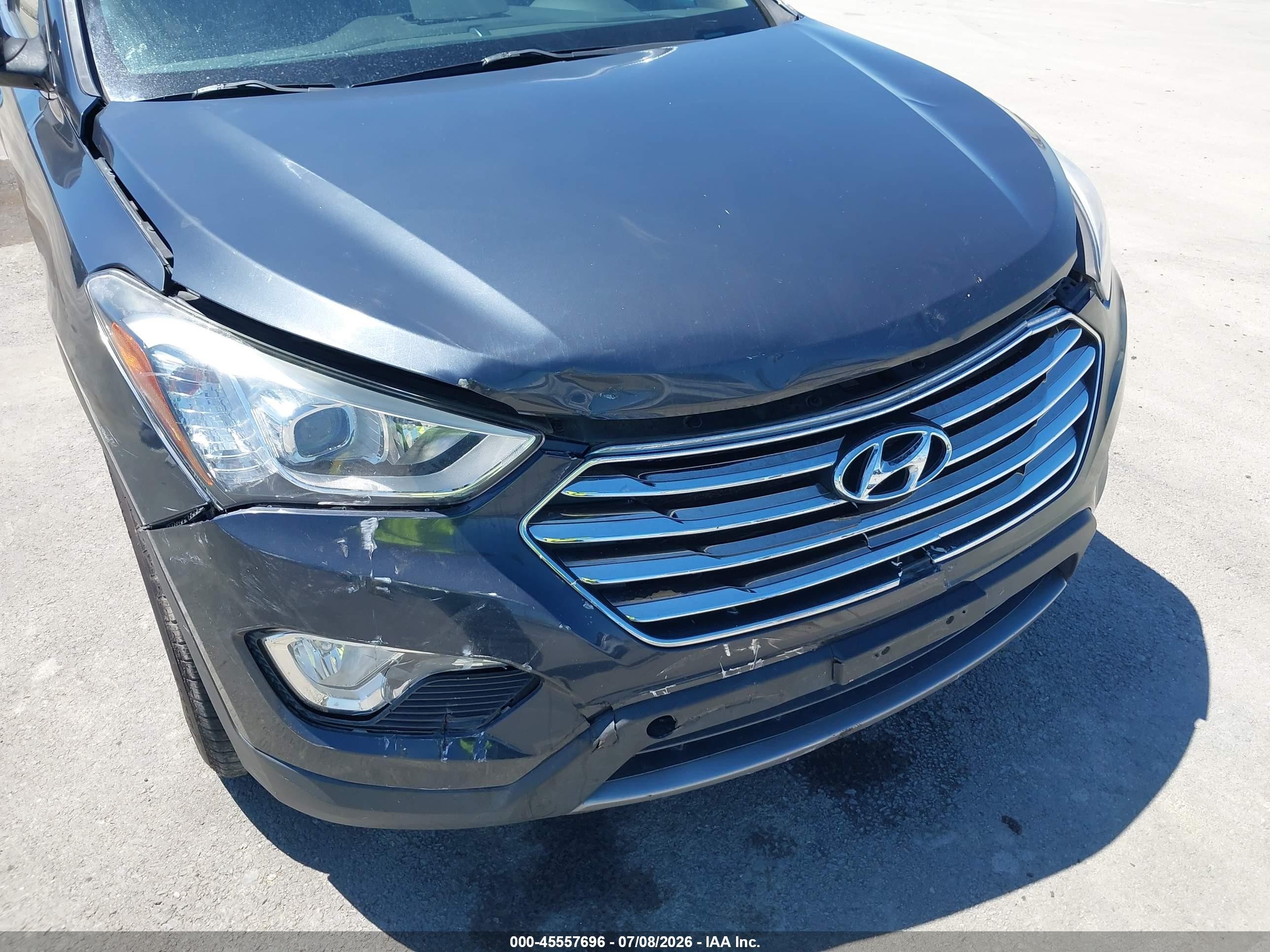 2014 Hyundai Santa Fe Gls Gray vin: KM8SN4HF3EU057380