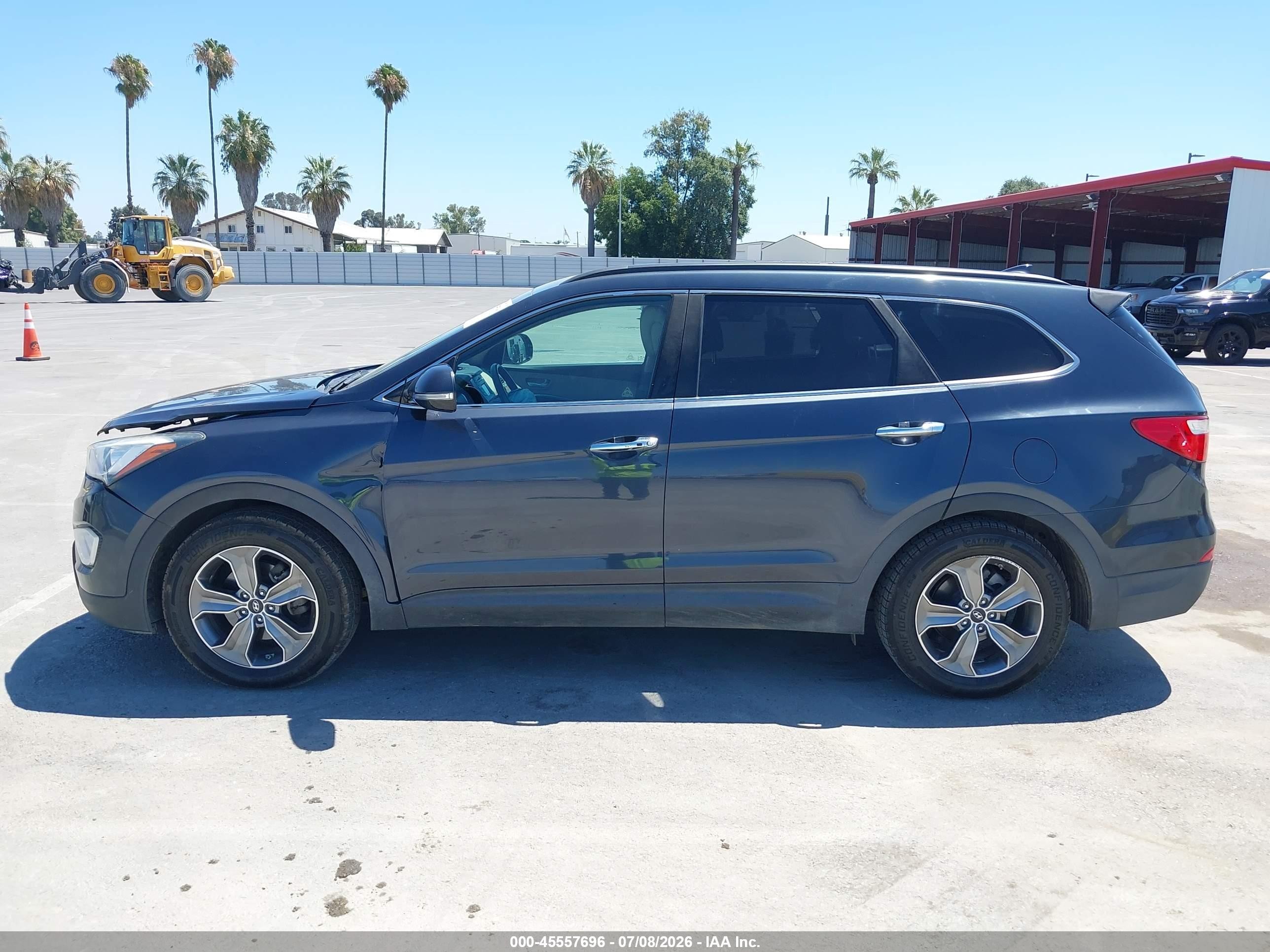 2014 Hyundai Santa Fe Gls Gray vin: KM8SN4HF3EU057380