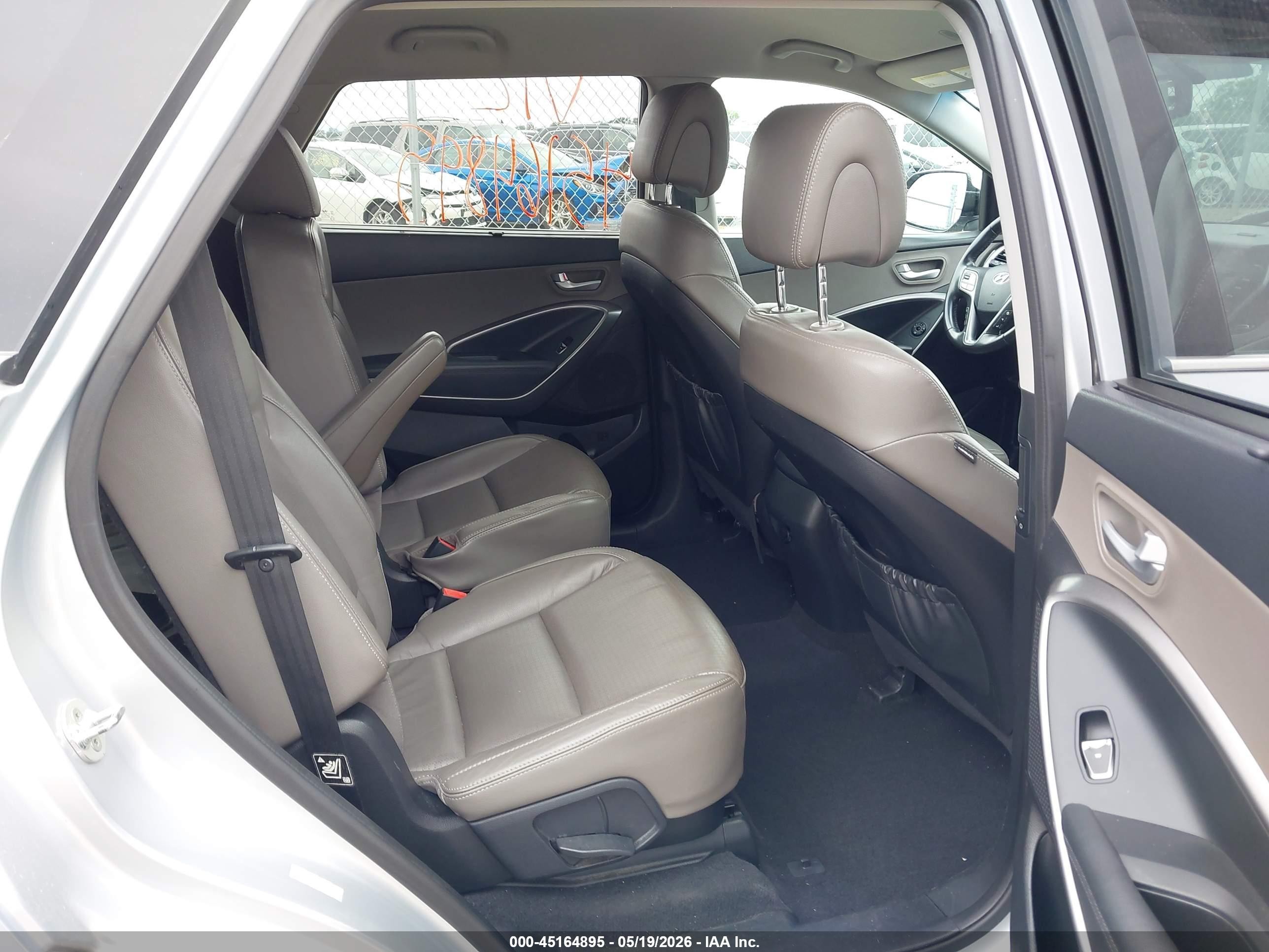 2014 Hyundai Santa Fe Limited Серебряный vin: KM8SN4HF3EU076267
