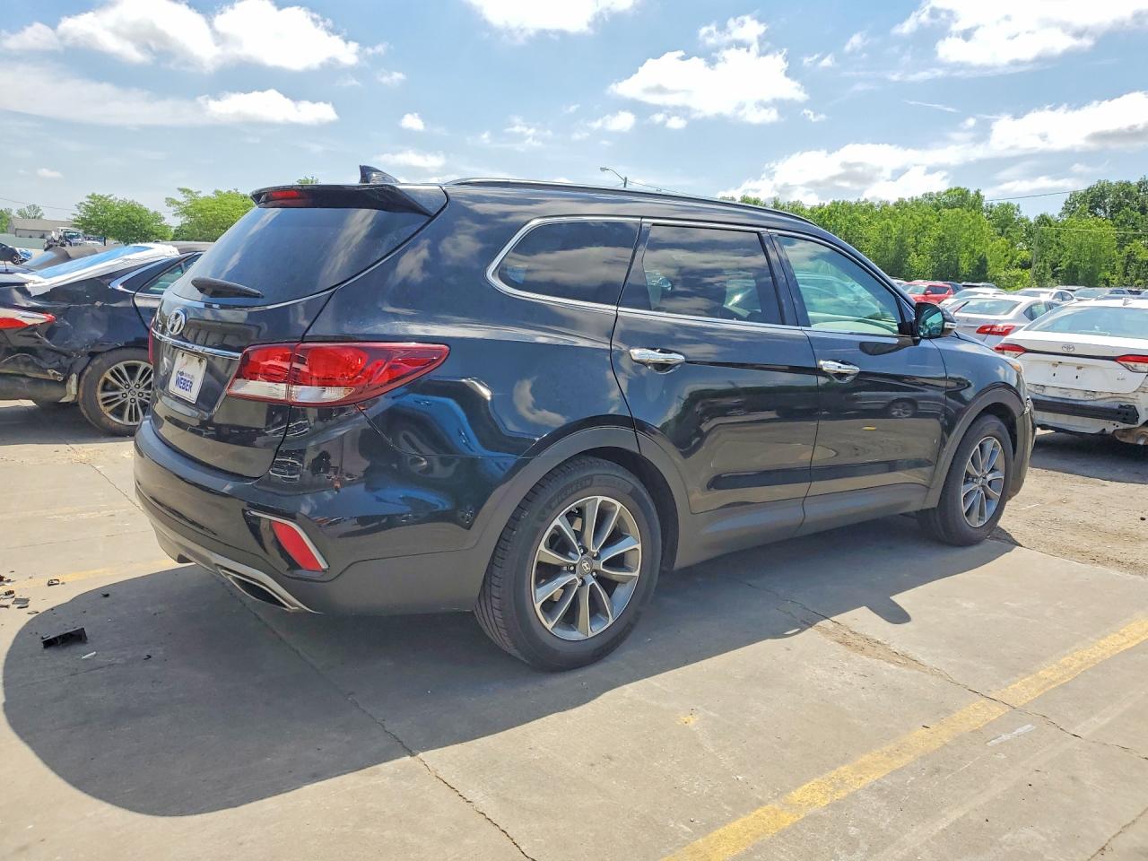 2019 Hyundai Santa Fe Xl Se Black vin: KM8SN4HF3KU303498
