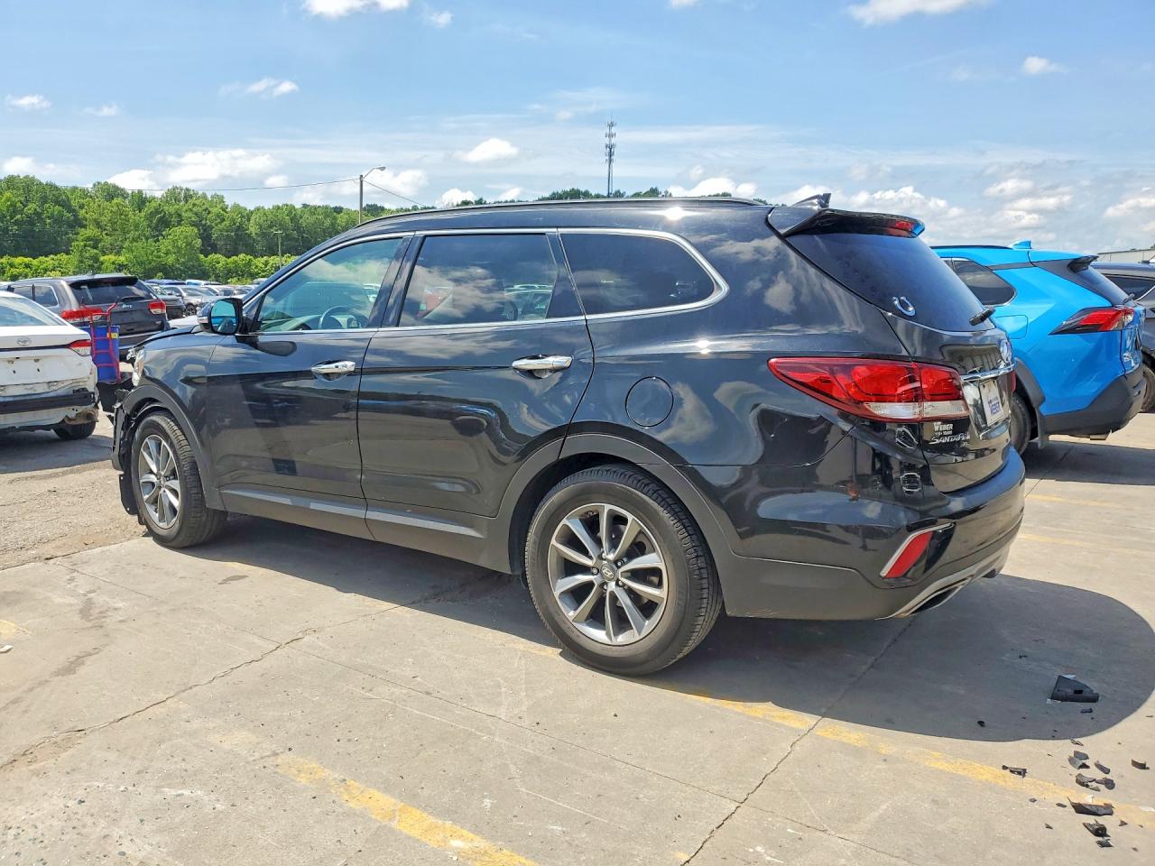 2019 Hyundai Santa Fe Xl Se Black vin: KM8SN4HF3KU303498