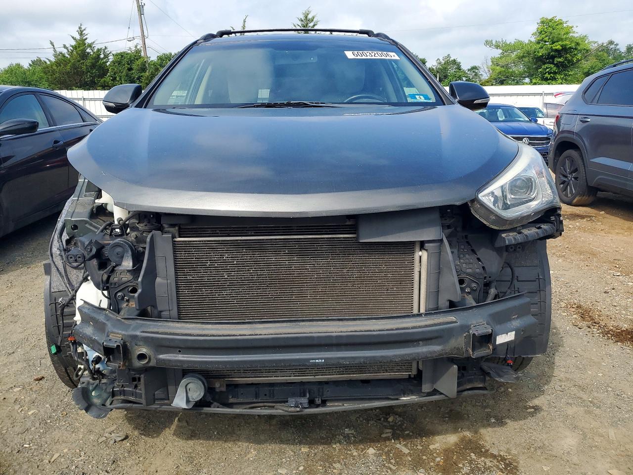 2013 Hyundai Santa Fe Gls Gray vin: KM8SN4HF4DU009143