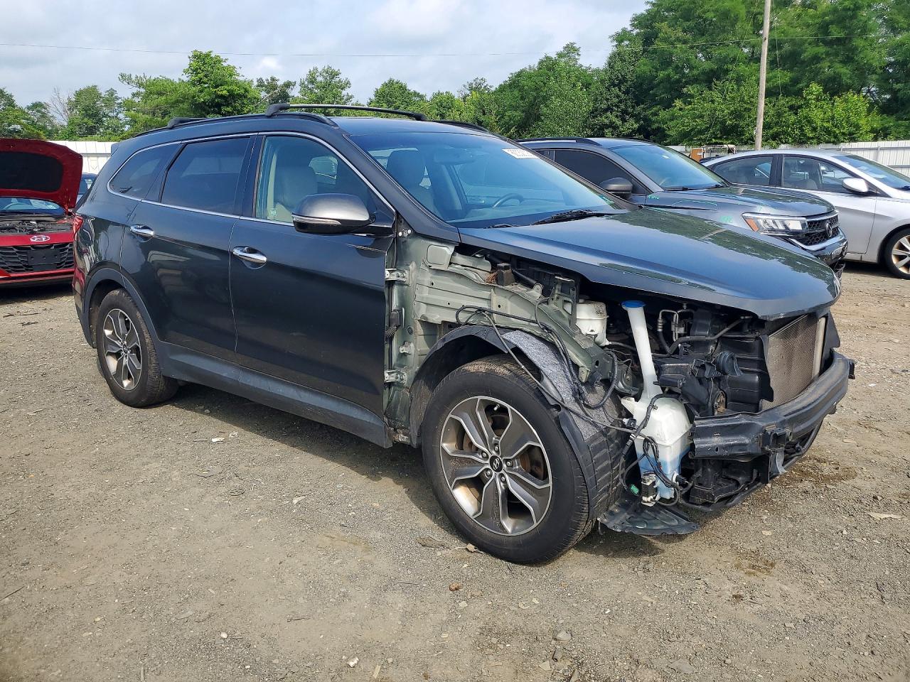 2013 Hyundai Santa Fe Gls Gray vin: KM8SN4HF4DU009143