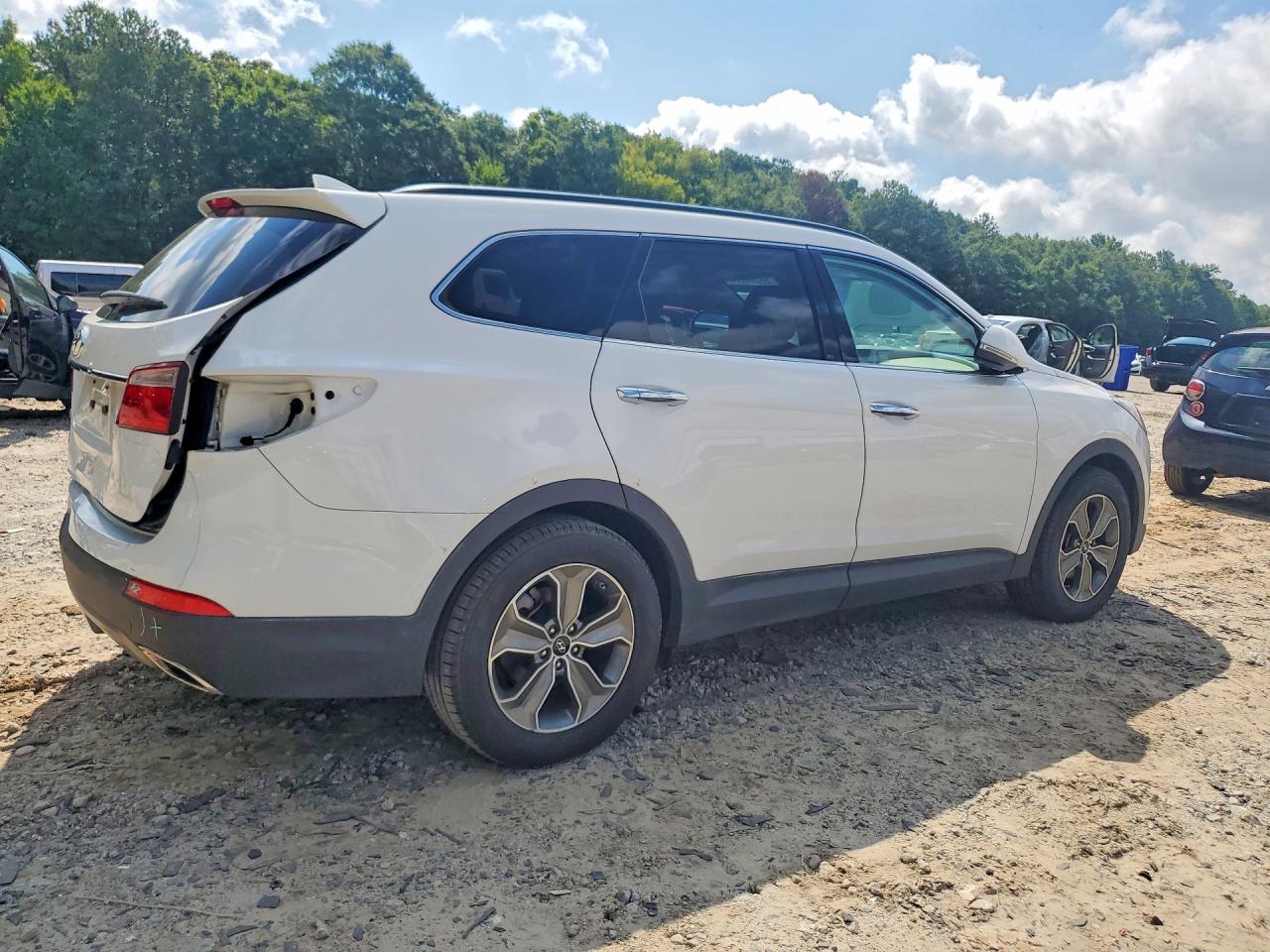 2013 Hyundai Santa Fe Gls Белый vin: KM8SN4HF4DU013404