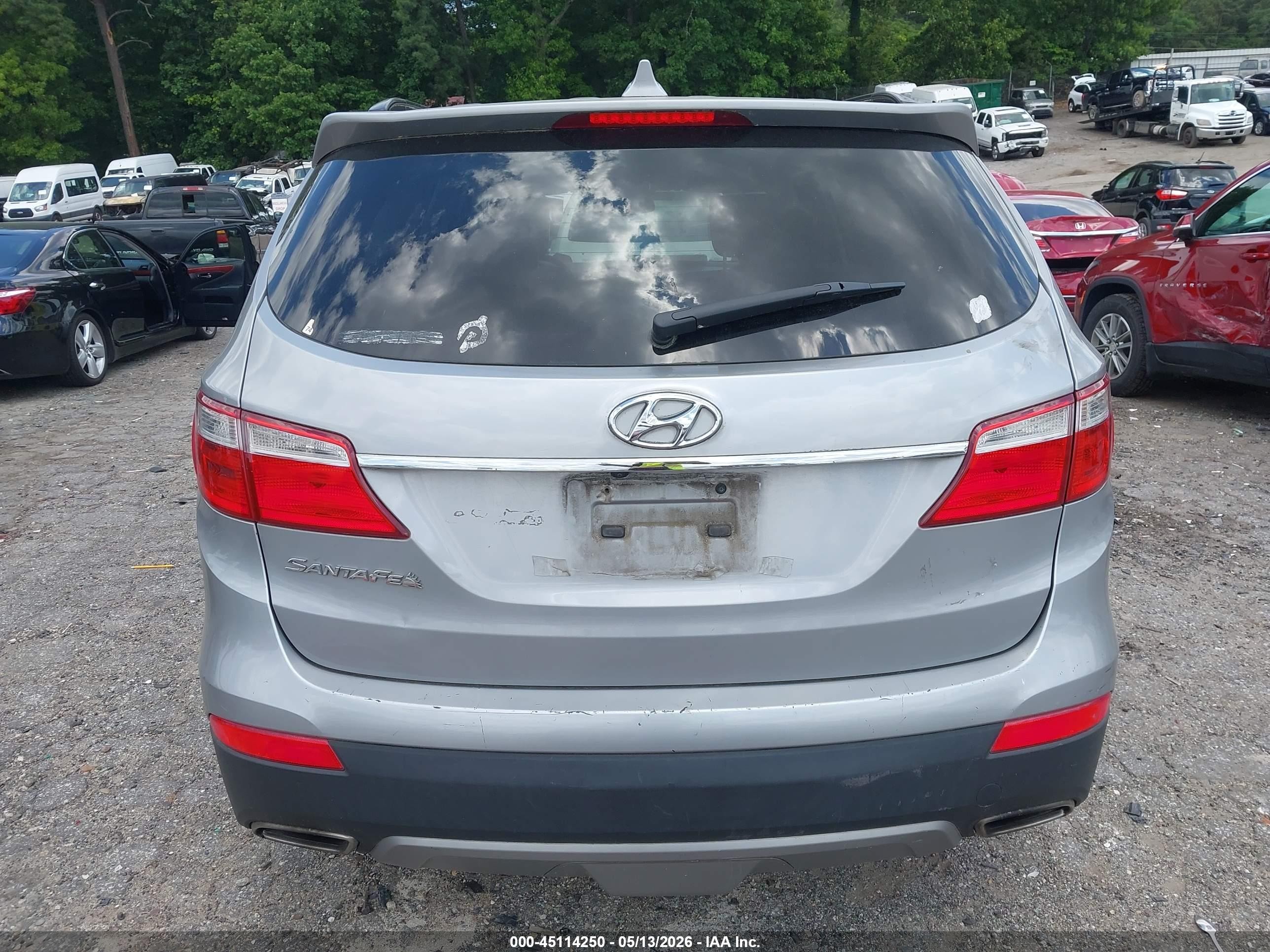 2013 Hyundai Santa Fe Gls Silver vin: KM8SN4HF4DU027190