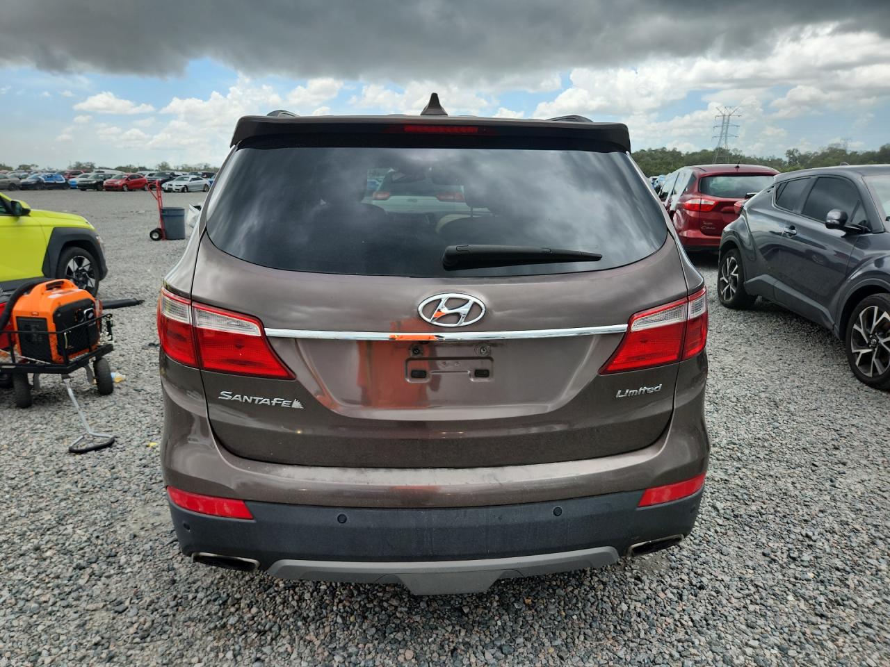 2014 Hyundai Santa Fe Gls Brown vin: KM8SN4HF4EU041995