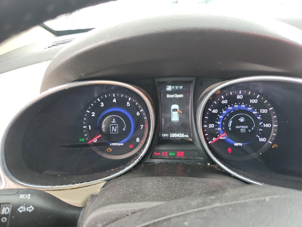 2014 Hyundai Santa Fe Gls Brown vin: KM8SN4HF4EU041995