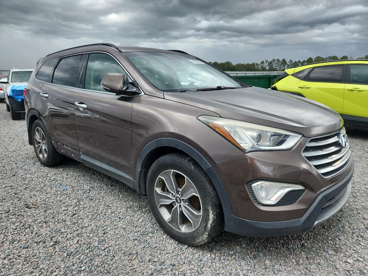 2014 Hyundai Santa Fe Gls Brown vin: KM8SN4HF4EU041995