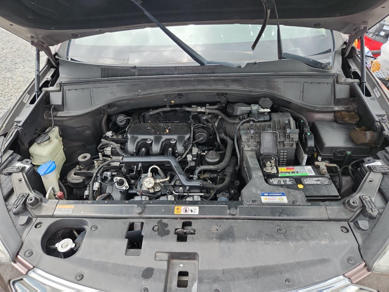 2014 Hyundai Santa Fe Gls Brown vin: KM8SN4HF4EU041995