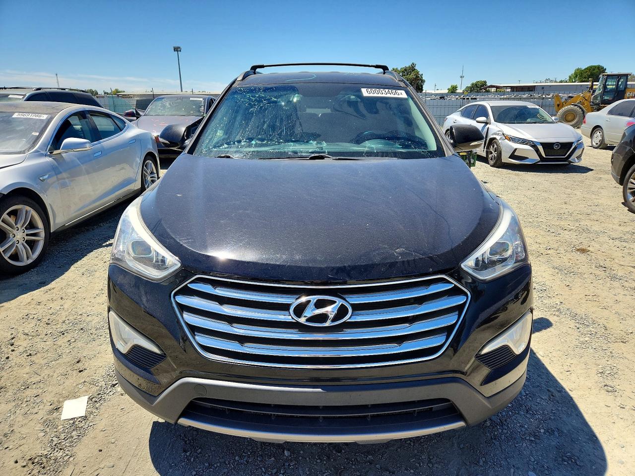 2014 Hyundai Santa Fe Gls Black vin: KM8SN4HF4EU051748
