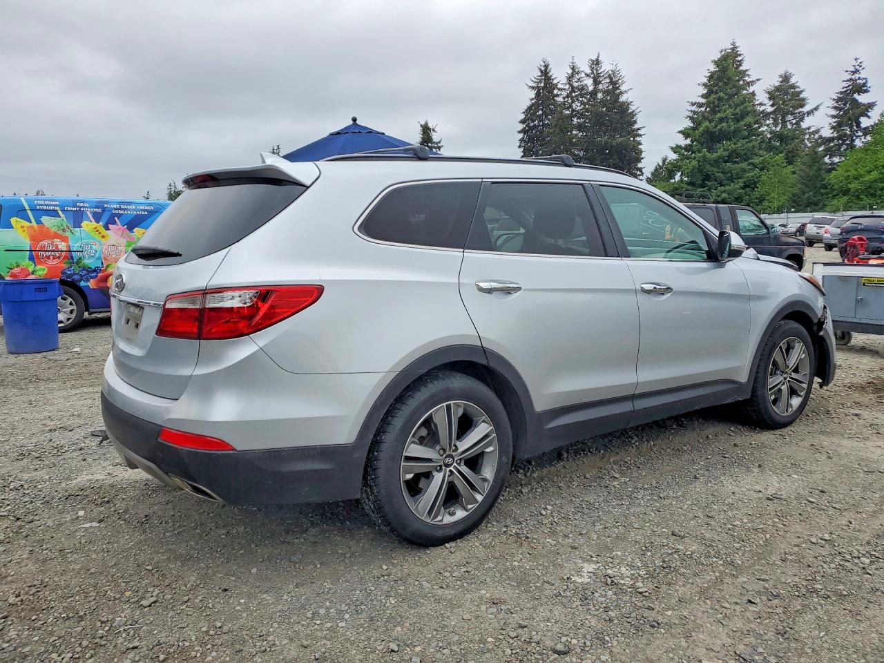 2015 Hyundai Santa Fe Gls Silver vin: KM8SN4HF4FU094777