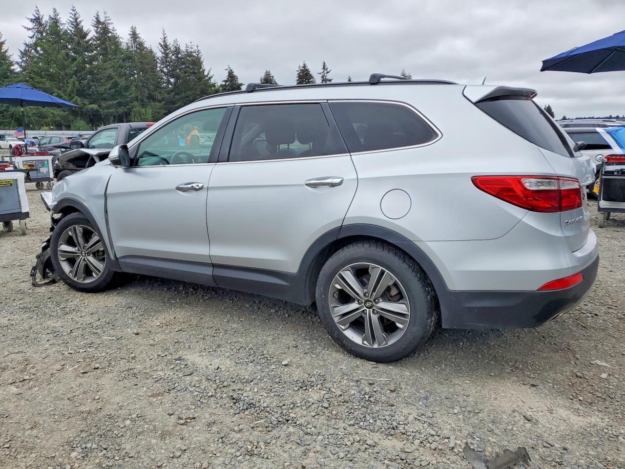 2015 Hyundai Santa Fe Gls Silver vin: KM8SN4HF4FU094777