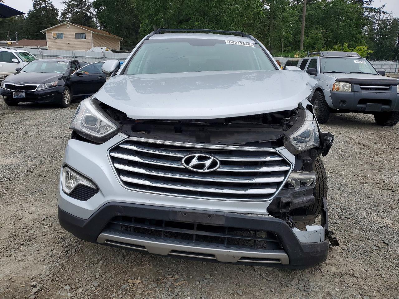 2015 Hyundai Santa Fe Gls Silver vin: KM8SN4HF4FU094777