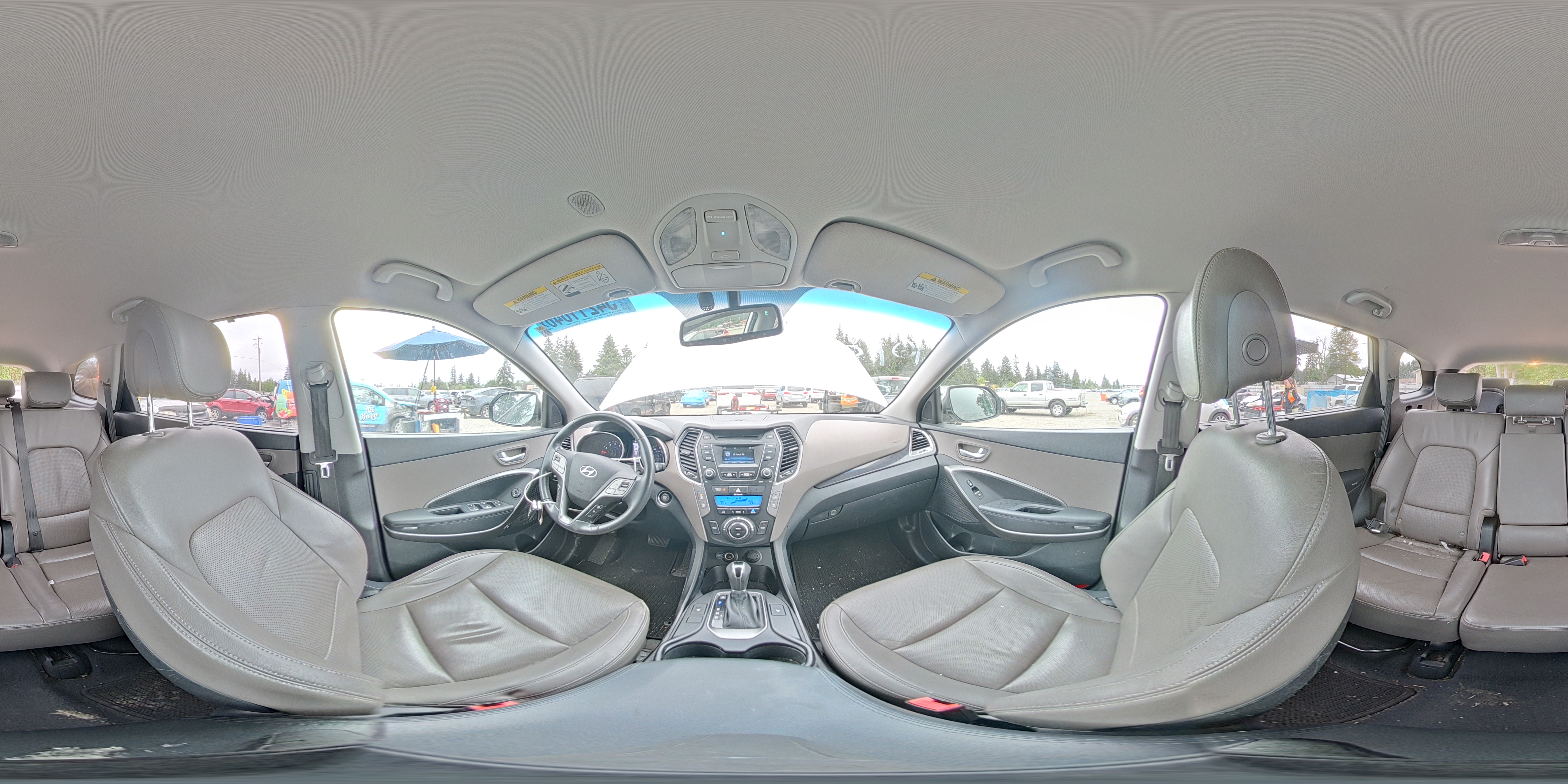 2015 Hyundai Santa Fe Gls Silver vin: KM8SN4HF4FU094777