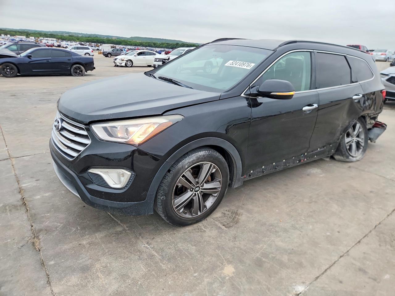 2015 Hyundai Santa Fe Limited Black vin: KM8SN4HF4FU105633