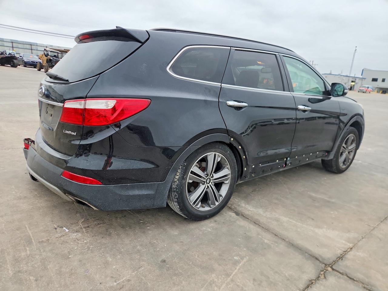 2015 Hyundai Santa Fe Limited Black vin: KM8SN4HF4FU105633