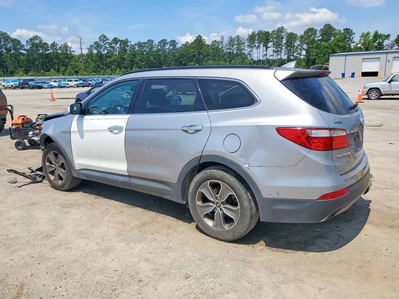 2013 Hyundai Santa Fe Gls Silver vin: KM8SN4HF5DU019227