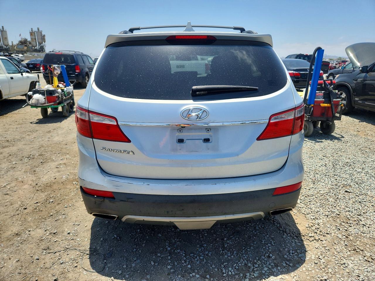 2013 Hyundai Santa Fe Gls Silver vin: KM8SN4HF5DU019776