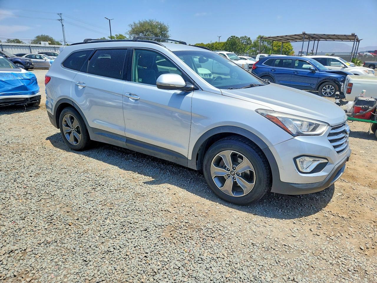 2013 Hyundai Santa Fe Gls Silver vin: KM8SN4HF5DU019776