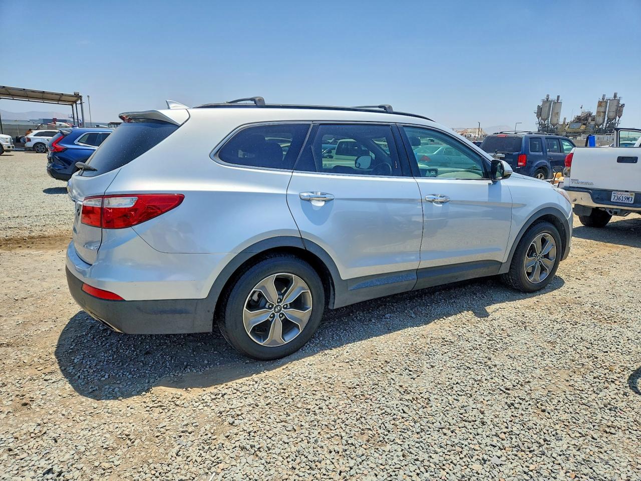 2013 Hyundai Santa Fe Gls Silver vin: KM8SN4HF5DU019776