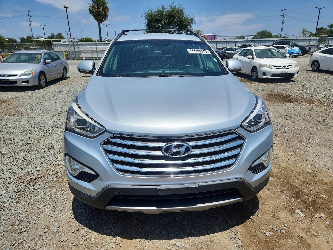 2013 Hyundai Santa Fe Gls Silver vin: KM8SN4HF5DU019776