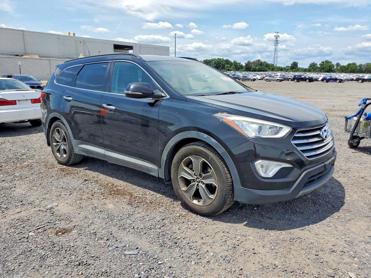 2014 Hyundai Santa Fe Gls Black vin: KM8SN4HF5EU059793