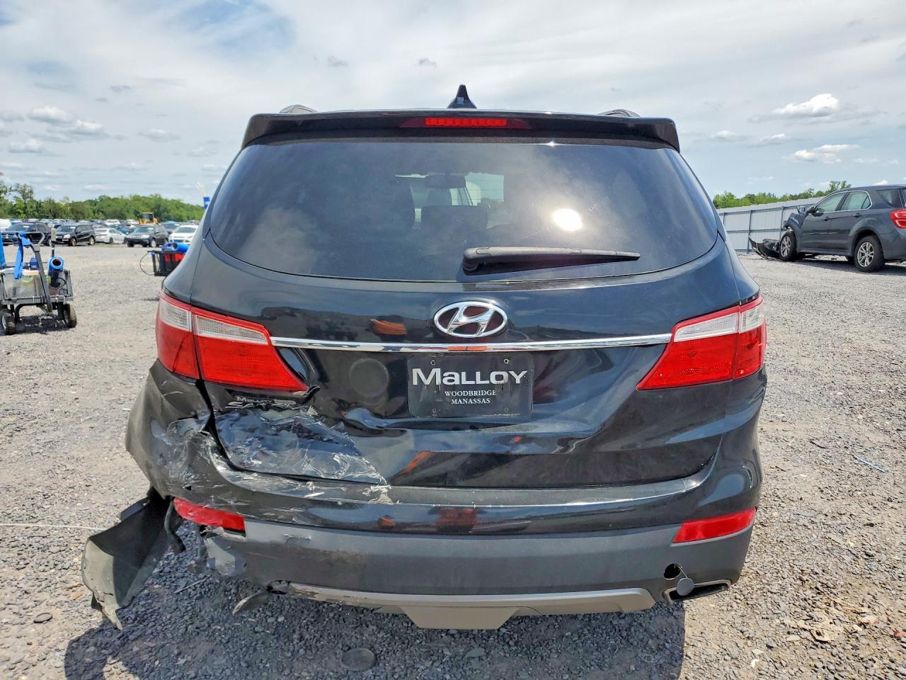 2014 Hyundai Santa Fe Gls Black vin: KM8SN4HF5EU059793