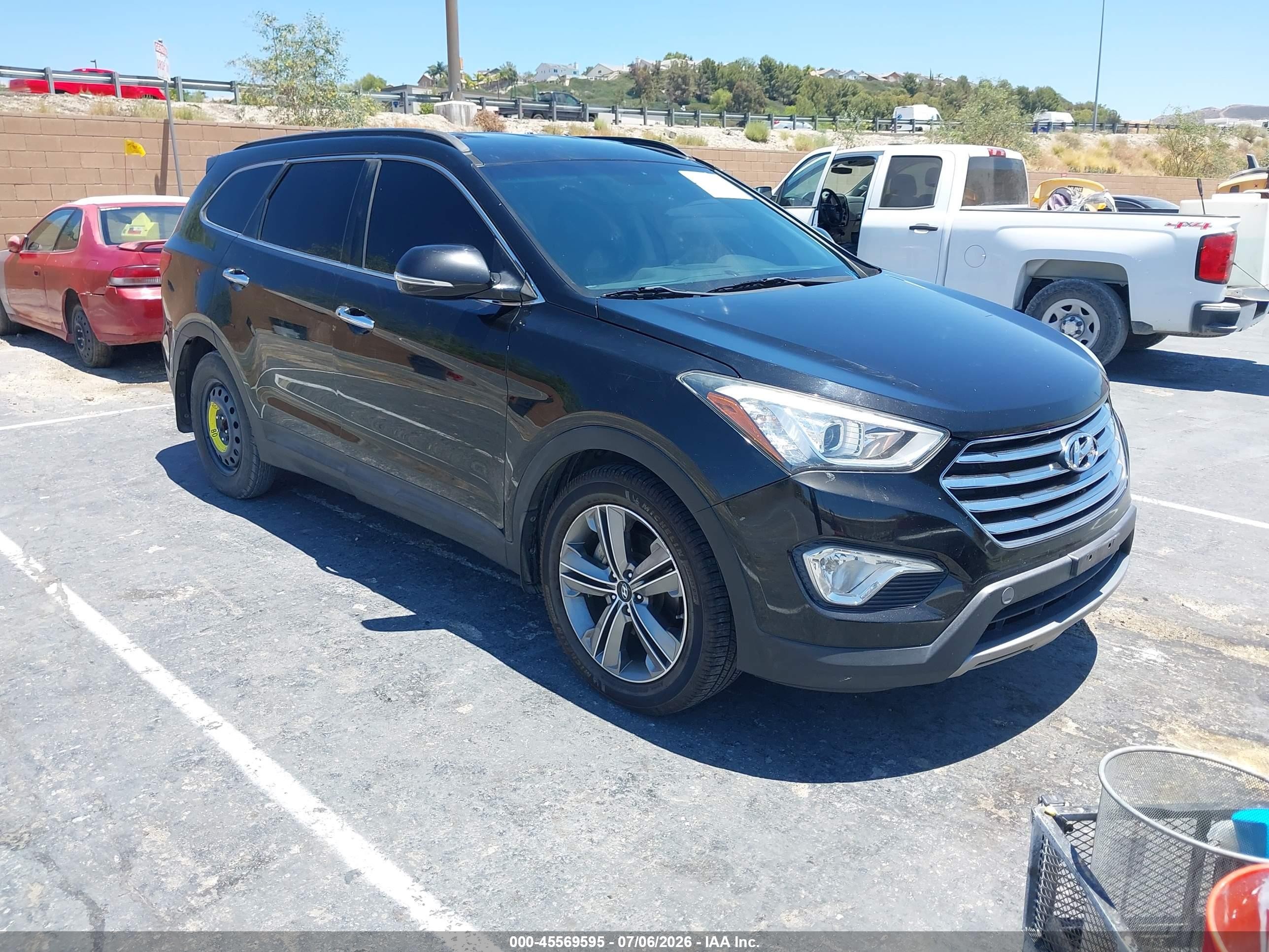 2015 Hyundai Santa Fe Gls Black vin: KM8SN4HF5FU102918