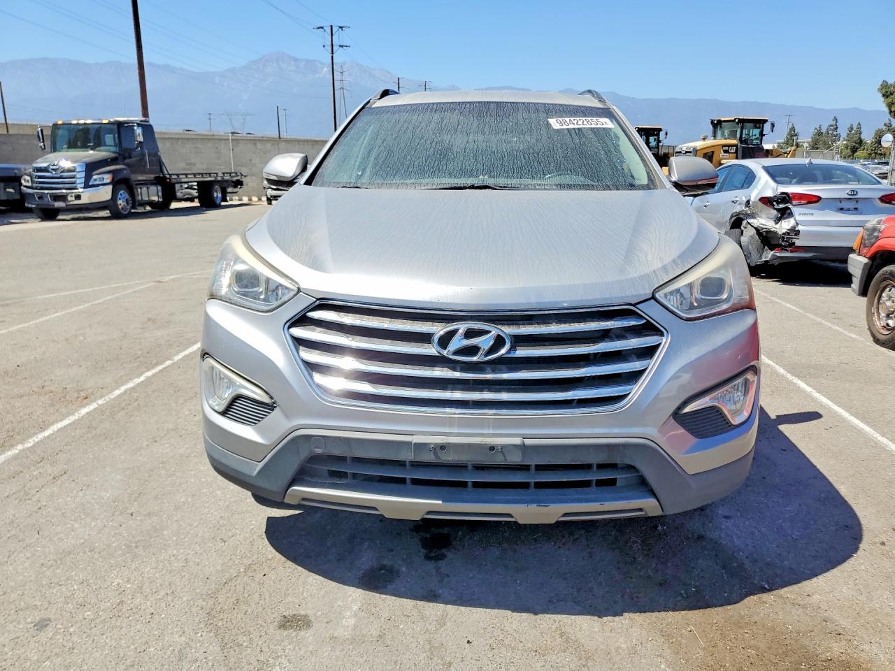 2013 Hyundai Santa Fe Gls Silver vin: KM8SN4HF6DU001562