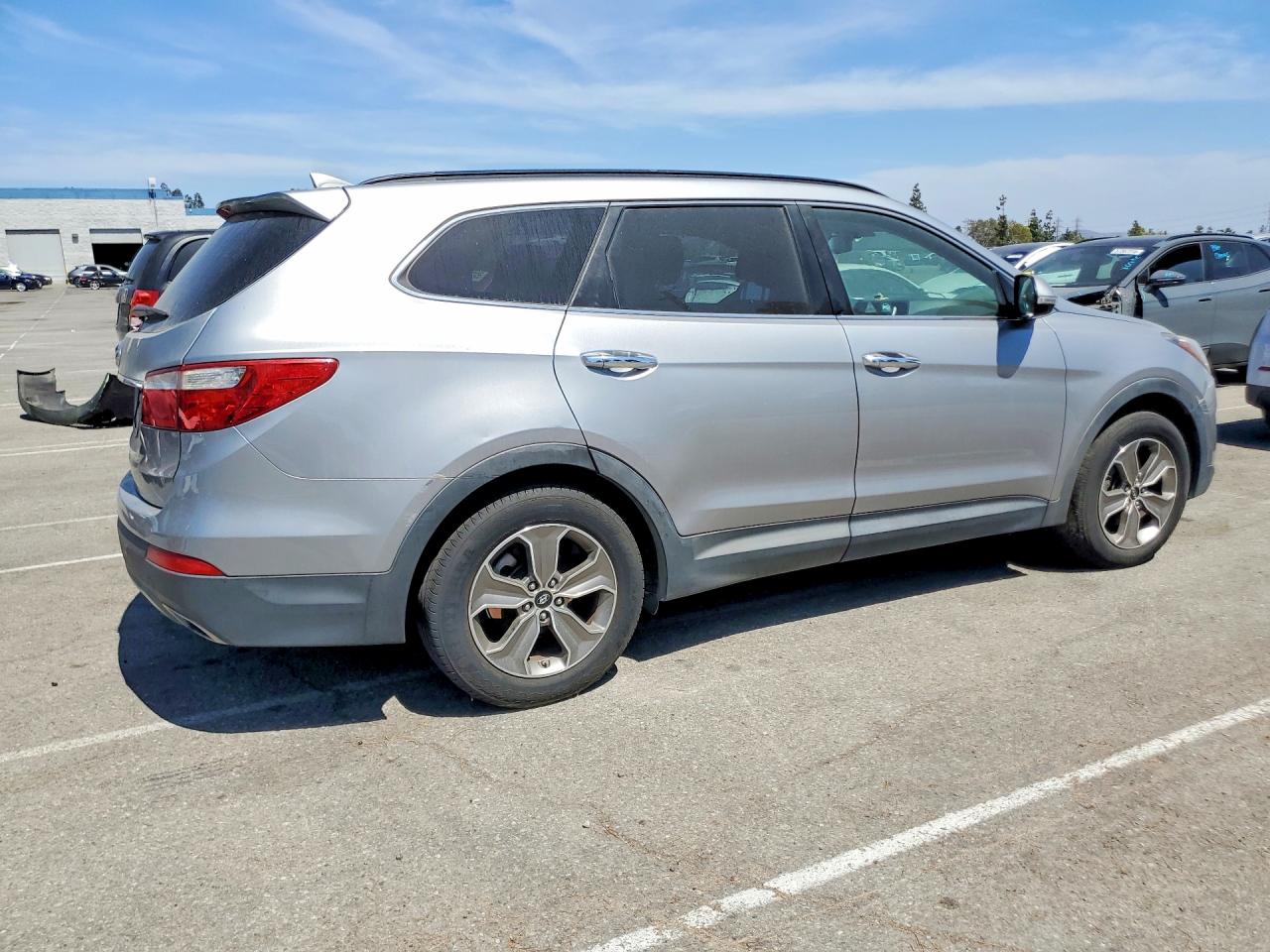 2013 Hyundai Santa Fe Gls Silver vin: KM8SN4HF6DU001562