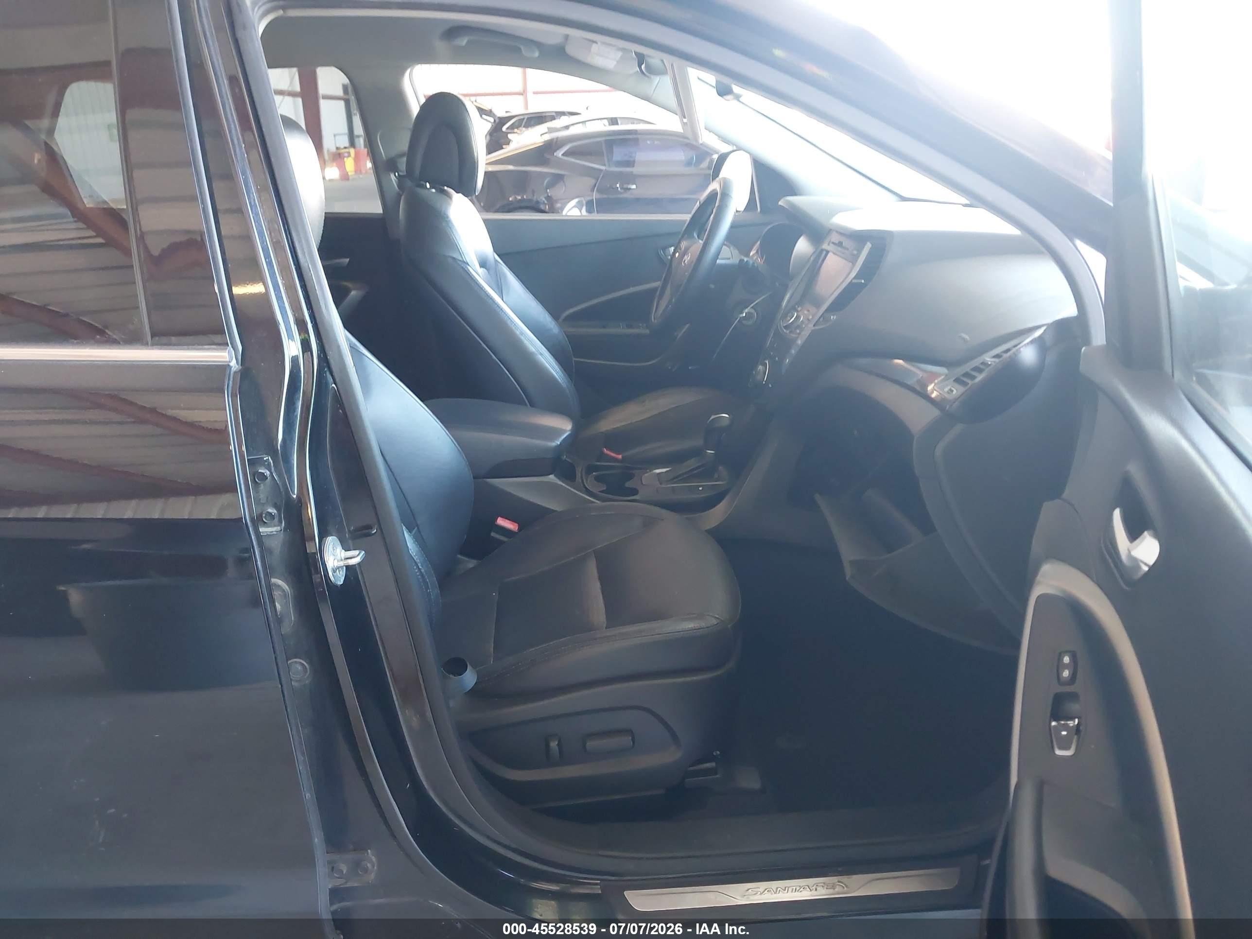 2013 Hyundai Santa Fe Gls Black vin: KM8SN4HF6DU018698