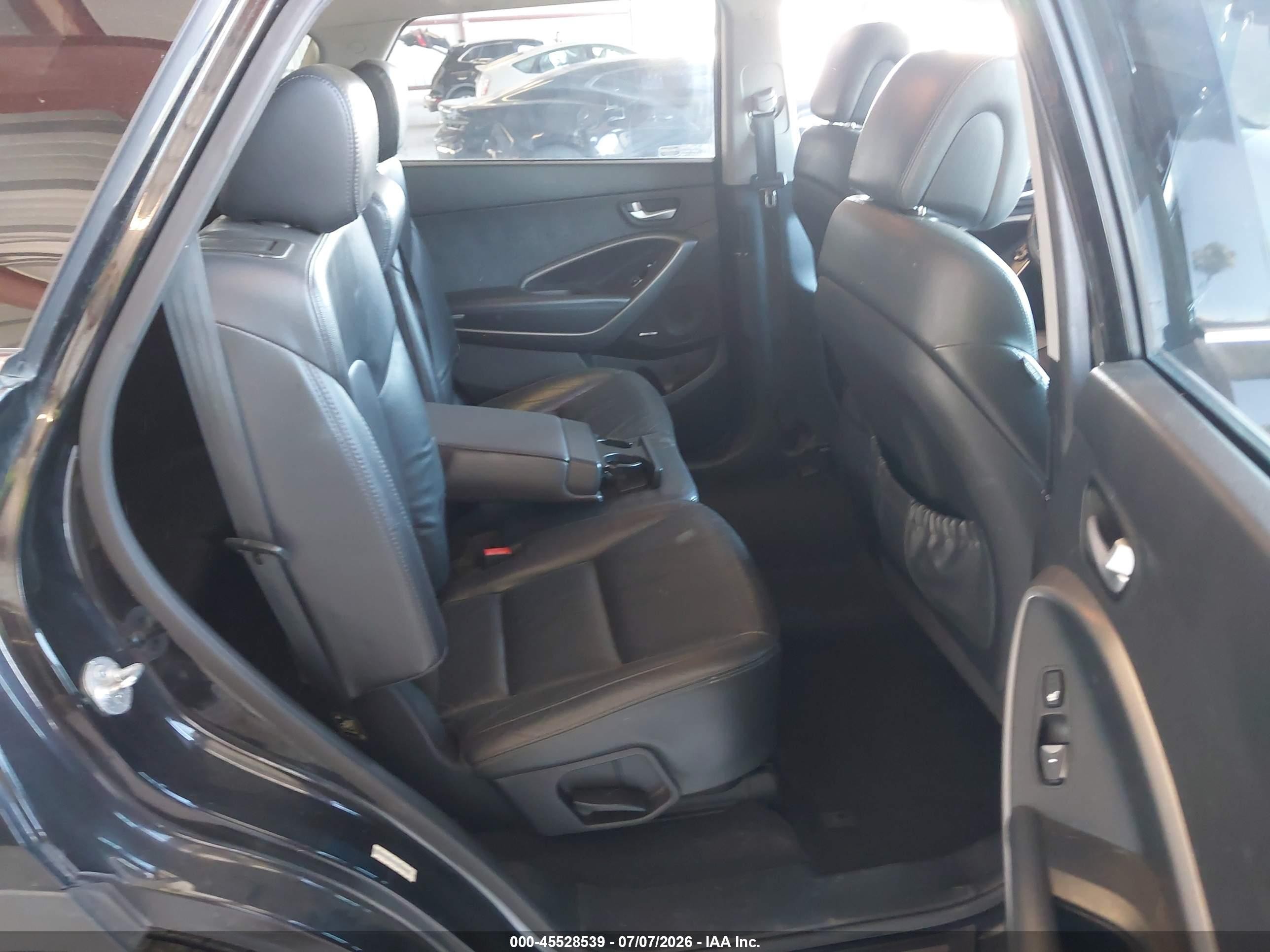 2013 Hyundai Santa Fe Gls Black vin: KM8SN4HF6DU018698