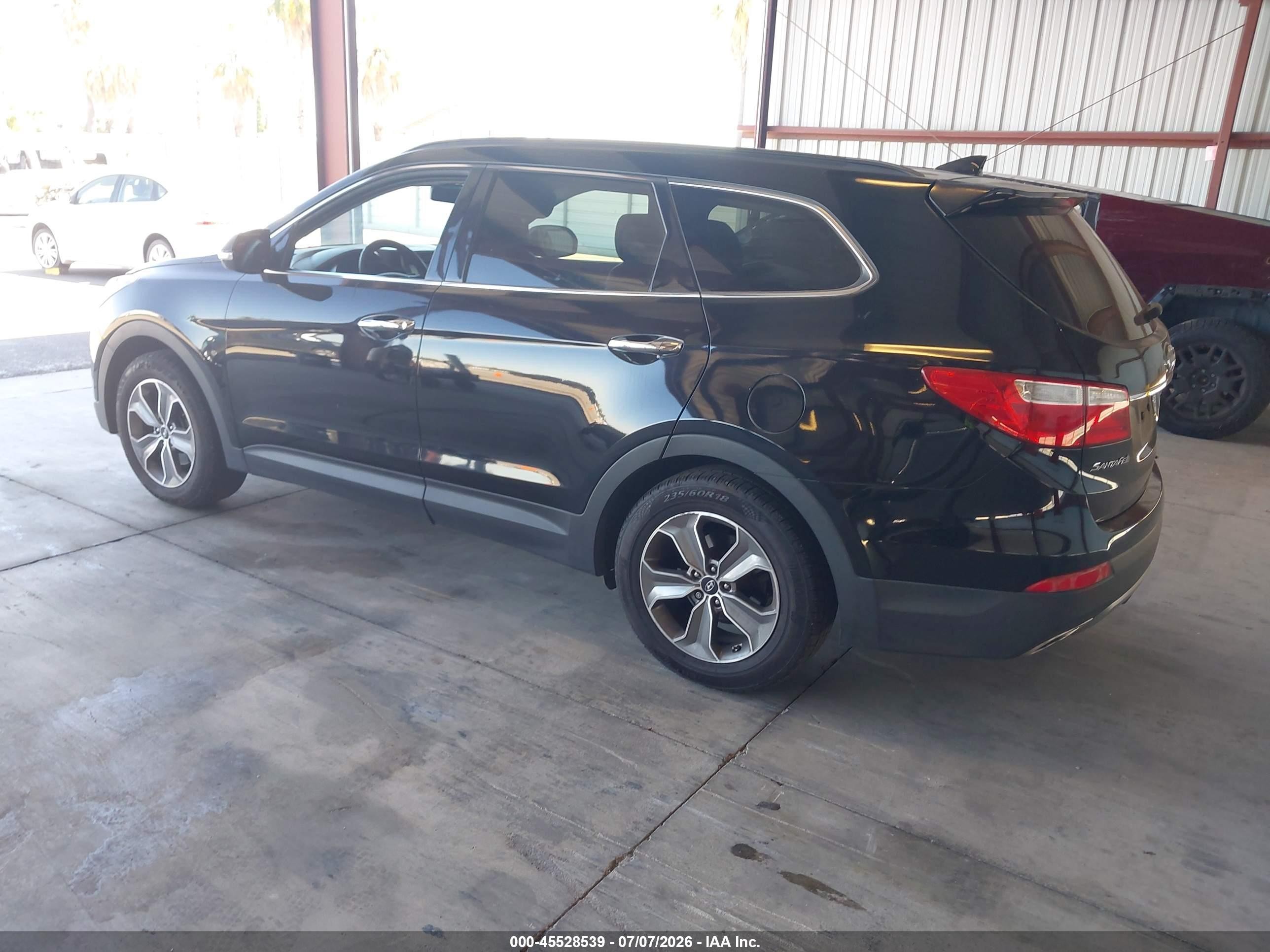 2013 Hyundai Santa Fe Gls Black vin: KM8SN4HF6DU018698