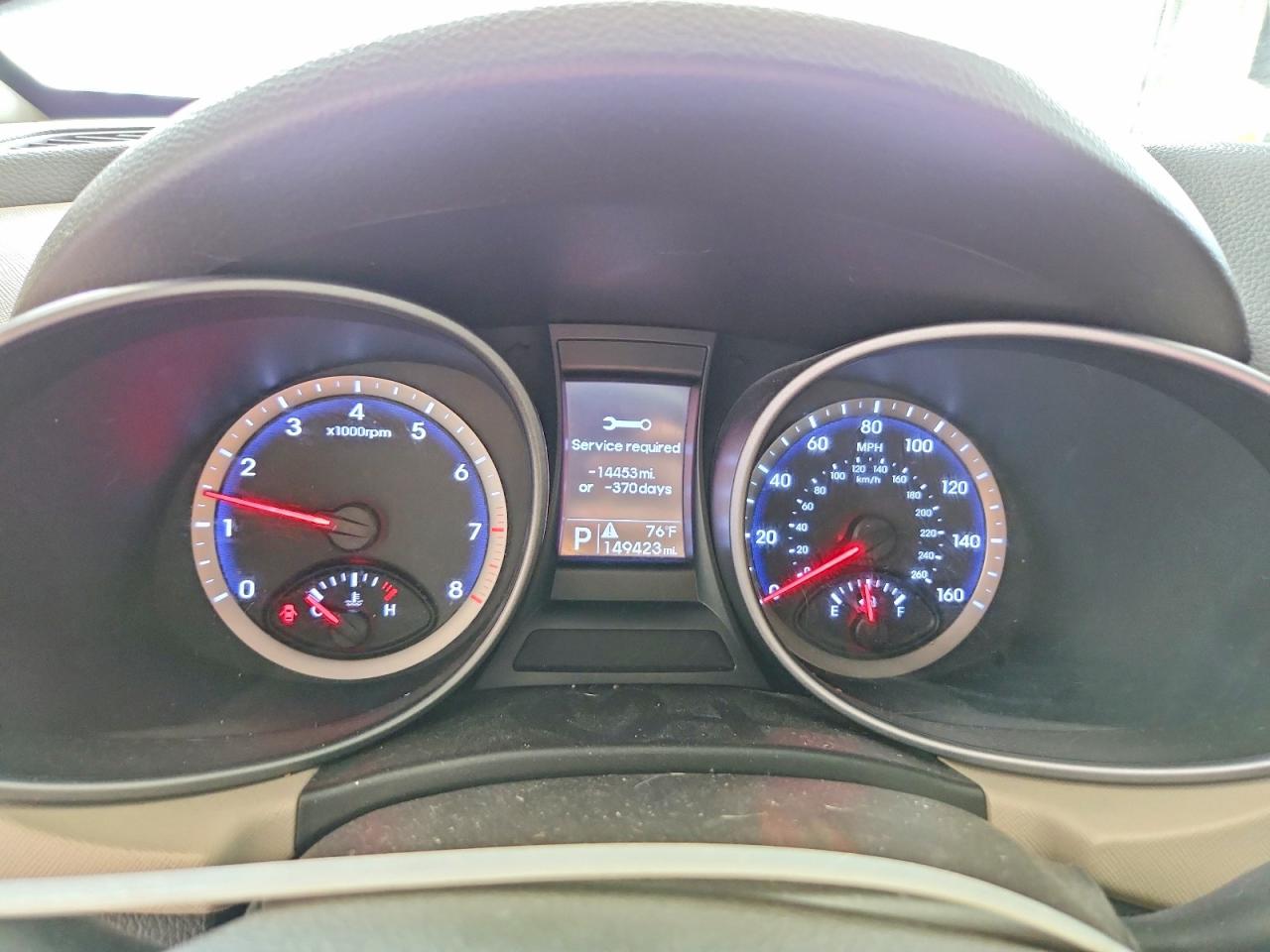 2013 Hyundai Santa Fe Gls White vin: KM8SN4HF6DU025635