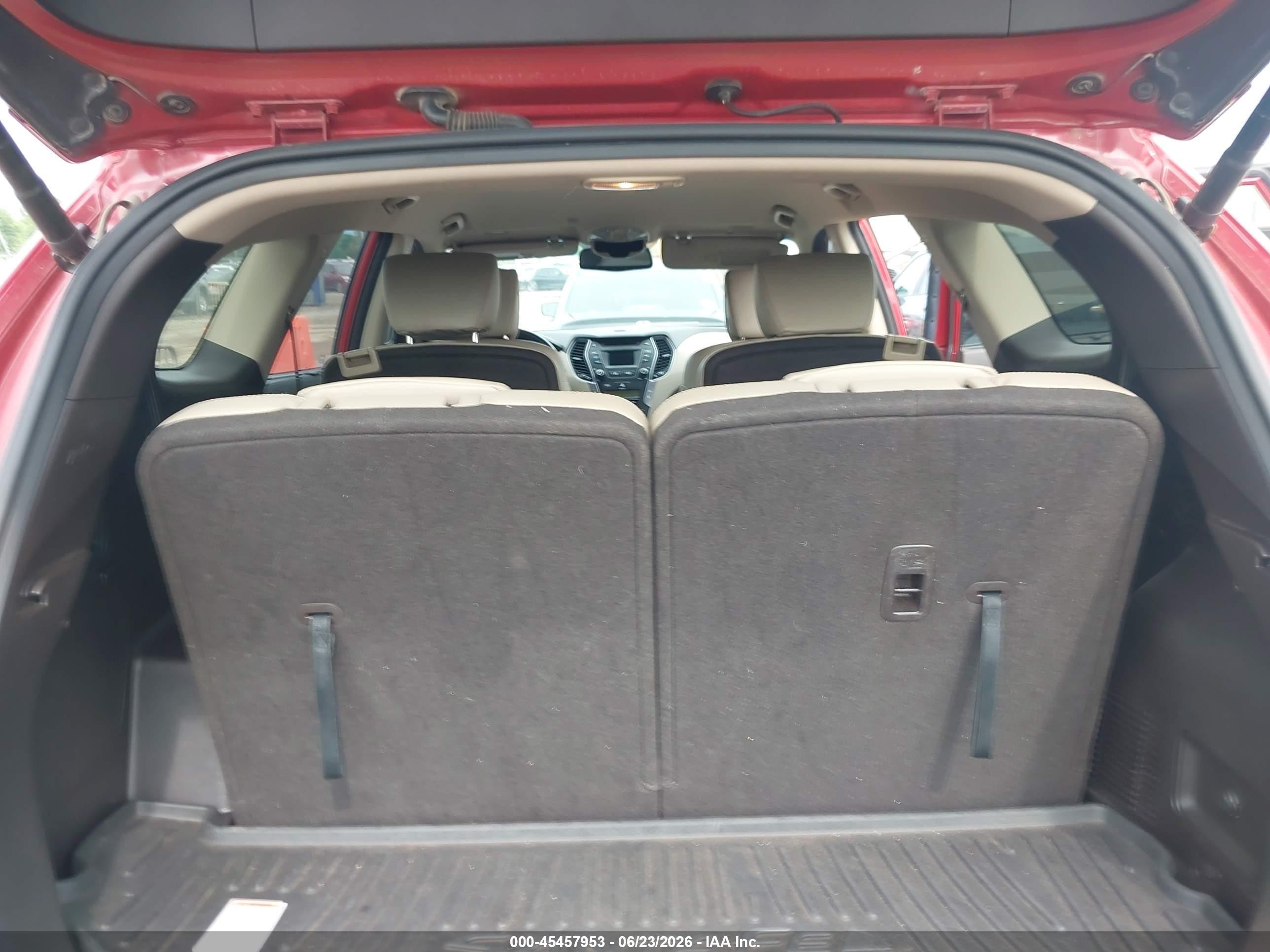 2014 Hyundai Santa Fe Limited Red vin: KM8SN4HF6EU039231
