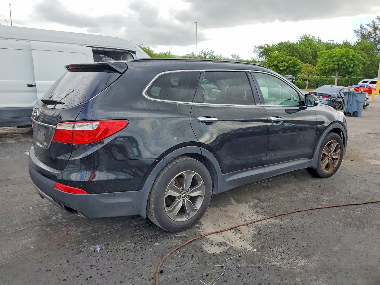 2013 Hyundai Santa Fe Gls Black vin: KM8SN4HF7DU018483