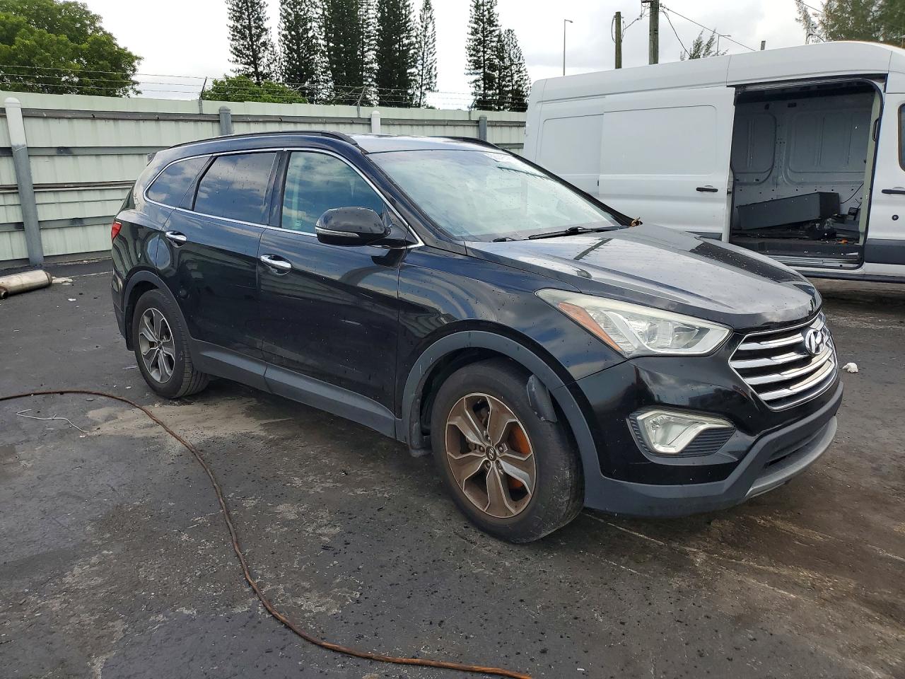 2013 Hyundai Santa Fe Gls Black vin: KM8SN4HF7DU018483